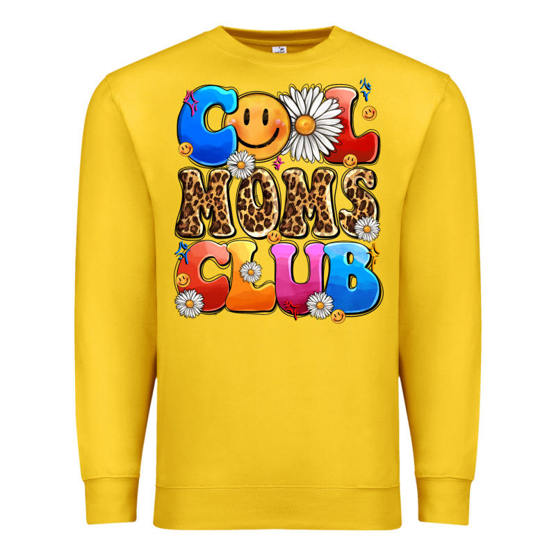 Cool Moms Club Premium Sweatshirt by LillyAllenDesigns | Teevron