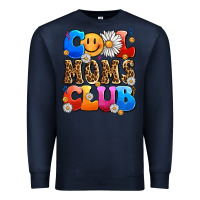 Navy cool moms club Premium Sweatshirt - LillyAllenDesigns