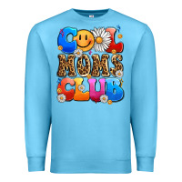 Ocean Blue cool moms club Premium Sweatshirt - LillyAllenDesigns