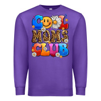 Purple cool moms club Premium Sweatshirt - LillyAllenDesigns