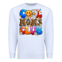 White cool moms club Premium Sweatshirt - LillyAllenDesigns