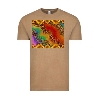 Vintage Coffee pride sunflower  rainbow leopard Vintage Tee - AdoDesignShop