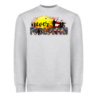 Heather Grey never forgotten Heavyweight Sweatshirt - JahusDesignShop