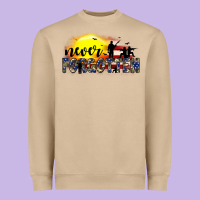 Never Forgotten Heavyweight Sweatshirt Designed By Jahusdesignshop