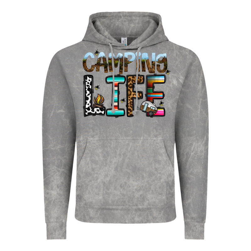 Camping Life Vintage Hoodie by CowhideDigitalArt | Teevron