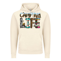 Vintage Artic camping life Vintage Hoodie - CowhideDigitalArt
