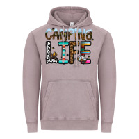 Vintage Zinc camping life Vintage Hoodie - CowhideDigitalArt