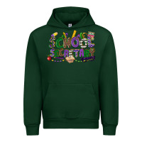 Forest Green school secretary mardi gras Urban Hoodie - CowGirlArtShop