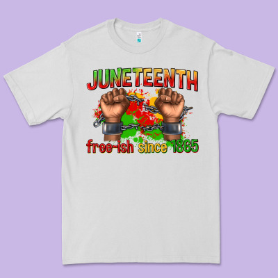 Premium Tee juneteenth free ish since 1865
