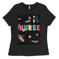 Black nurse word Ladies Tee - JahusDesignShop