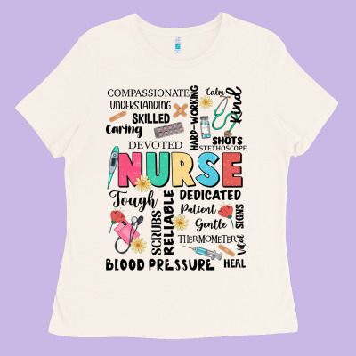 Nurse Word Ladies Tee Designed By Jahusdesignshop