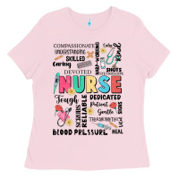 Bubblegum Pink nurse word Ladies Tee - JahusDesignShop