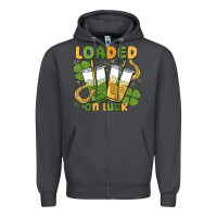 Smoke loaded on luck Zipper Hoodie - MaliasSmallBusiness