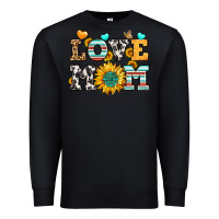 Black love mom Premium Sweatshirt - LillyAllenDesigns