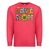 Cardinal love mom Premium Sweatshirt - LillyAllenDesigns