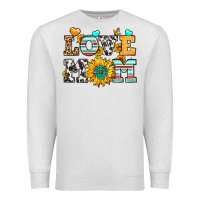 Oatmeal Heather love mom Premium Sweatshirt - LillyAllenDesigns