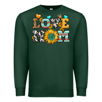 Sports Green love mom Premium Sweatshirt - LillyAllenDesigns