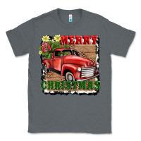 Charcoal Heather merry christmas with truck Classic Tee - AdoDesignShop