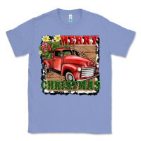 Colony Blue merry christmas with truck Classic Tee - AdoDesignShop