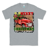Heather Grey merry christmas with truck Classic Tee - AdoDesignShop
