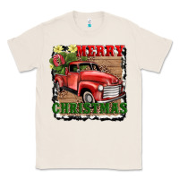 Natural merry christmas with truck Classic Tee - AdoDesignShop