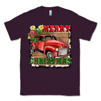 Plum merry christmas with truck Classic Tee - AdoDesignShop