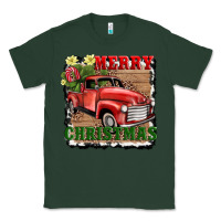 Sports Green merry christmas with truck Classic Tee - AdoDesignShop