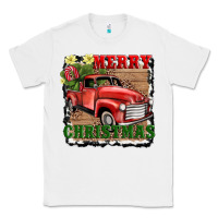 White merry christmas with truck Classic Tee - AdoDesignShop