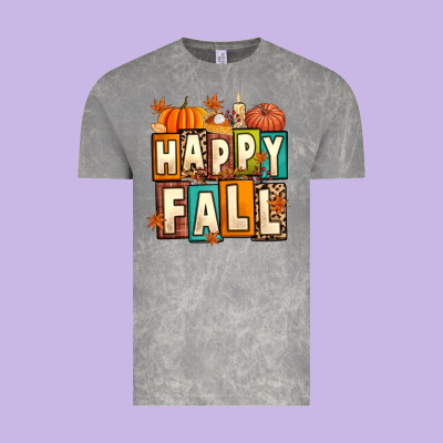 Happy Fall Vintage Tee Designed By Artiststas