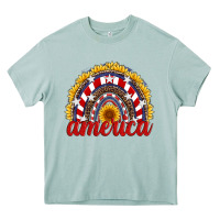 Arona america sunflower rainbow Heavy Core Tee - Artiststas