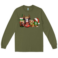 Army Green christmas baby calf coffee cups Long Sleeve Tee - Jasminsmagicworld