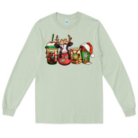 Matcha christmas baby calf coffee cups Long Sleeve Tee - Jasminsmagicworld