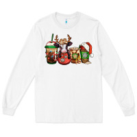 White christmas baby calf coffee cups Long Sleeve Tee - Jasminsmagicworld