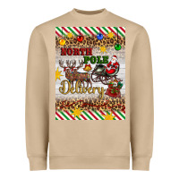 Mushroom christmas north pole delivery Heavyweight Sweatshirt - Artiststas