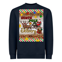 Navy christmas north pole delivery Heavyweight Sweatshirt - Artiststas