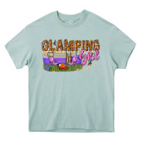 Arona glamping girl Heavy Core Tee - texasbilliewilder