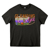 Asphalt glamping girl Heavy Core Tee - texasbilliewilder