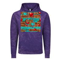 Cloud Purple teacher life seamless pattern Vintage Hoodie - HRA Design Shop