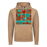 Vintage Coffee teacher life seamless pattern Vintage Hoodie - HRA Design Shop