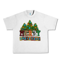 Lunar Rock merry christmas with christmas trees Urban Heavy Tee - AdoDesignShop