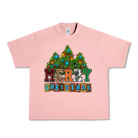 Salmon merry christmas with christmas trees Urban Heavy Tee - AdoDesignShop