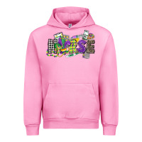 Fuchsia Pink nurse mardi gras Urban Hoodie - CowGirlArtShop