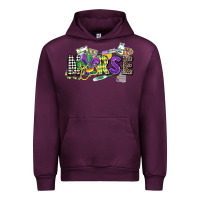 Mauve Wine nurse mardi gras Urban Hoodie - CowGirlArtShop