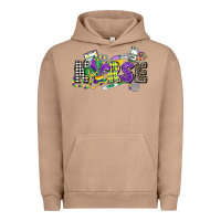 Pigment Burro nurse mardi gras Urban Hoodie - CowGirlArtShop