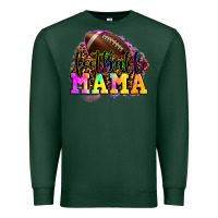 Sports Green football mama Premium Sweatshirt - LillyAllenDesigns