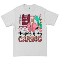 Dove Grey nursing is my cardio Premium Tee - BarkalooDesign