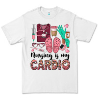 White nursing is my cardio Premium Tee - BarkalooDesign