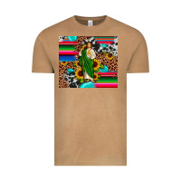 Vintage Camel san judas leopard cowhide gemstone Vintage Tee - JahusDesignShop
