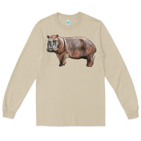 Mushroom hippopotamus Long Sleeve Tee - LillyAllenDesigns