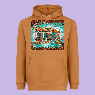 Thankful Nurse Fall Tumbler Heavyweight Hoodie Designed By Bundleandbundleshop